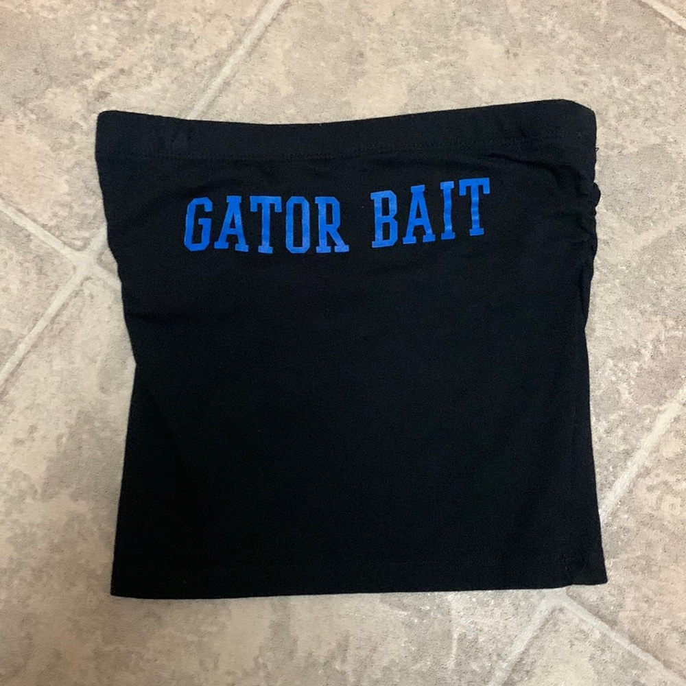 Gator bait UF gators tailgate strapless tube top size small / xs